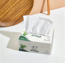 （绿白）CZ-3552清卉（清茶）可湿水四层380张8包软抽130*180