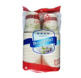 QH-ZB603清卉咖啡双排纸杯（加厚310克）