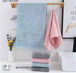 M9218* 清卉竹纤维（方块）毛巾105克