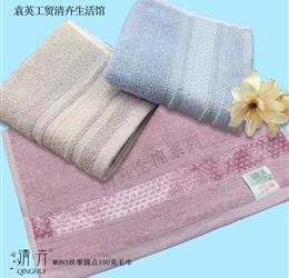 M093 清卉丝带圆点毛巾100克